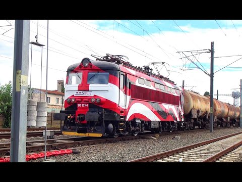 Electric locomotive class 242 "Plecháč"223 6-Translovakia starts from Curtici to Hungary- 25.08.2020