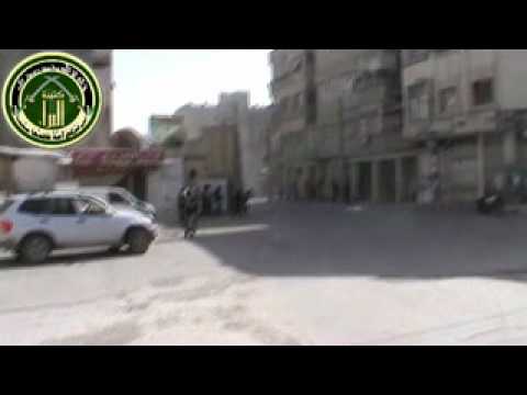 تصدي كتيبة البراء لقوات النظام التي تحاول اقتحام مدينة دوما في ريف دمشق