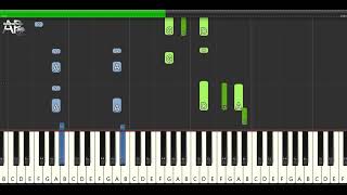Too Sweet - Hozier | Adelina Piano synthesia tutorial