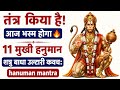 तंत्र किया है आज भस्म होगा 11 मुखी हनुमा