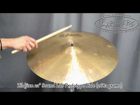 Zildjian 22" Sound Lab Prototype - 2682 Grams