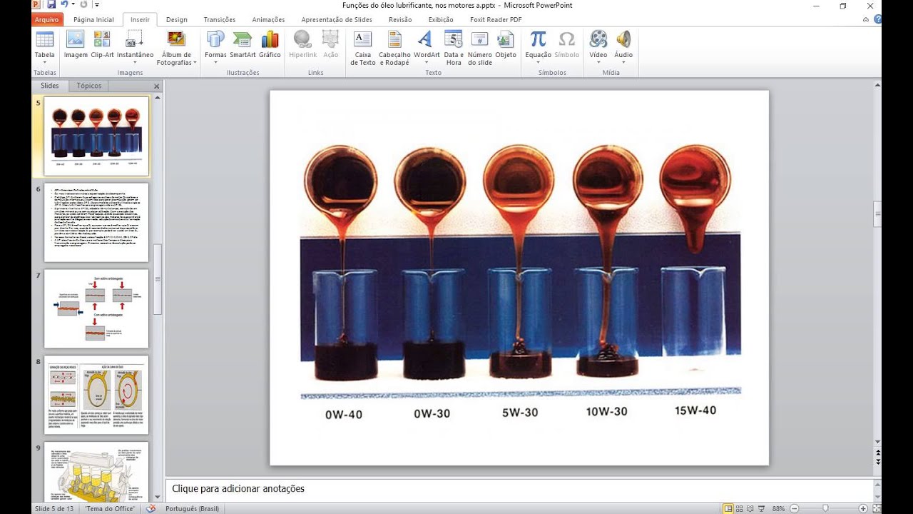 Óleos lubrificantes. O que você deve saber.