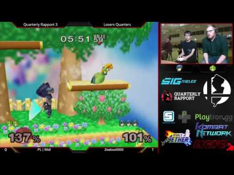 QR3 || Widl (Peach) vs Zealous5000 (Marth) || LQ