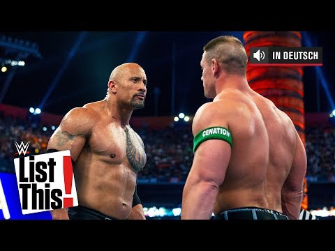 5 Superstars mit den meisten Main Events bei WrestleMania - WWE List This! (DEUTSCH)