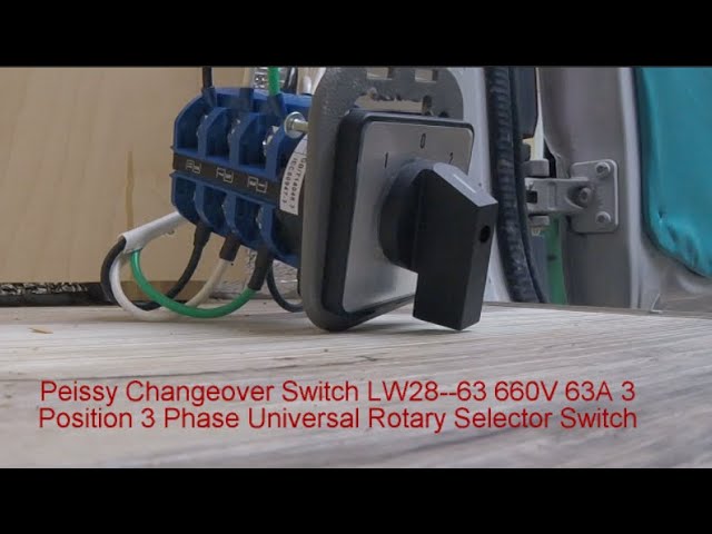 Vídeo relacionado con LTRAJUYNH 20A DIN Rail Mounted Conversion Selector LW26-20/2 Two Poles Rotation Selection Control Circuit CAM Switch(012)