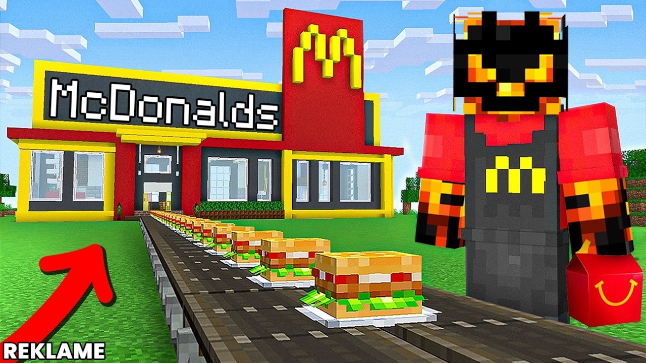 Jeg Startede Min Egen McDonalds I Minecraft!