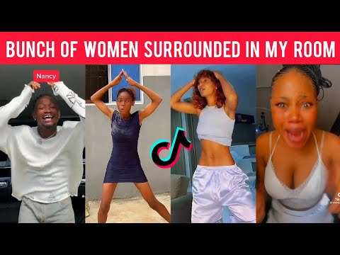 Bunch of Women Surrounded in my Room 😂😅 | Tiktok Challenge