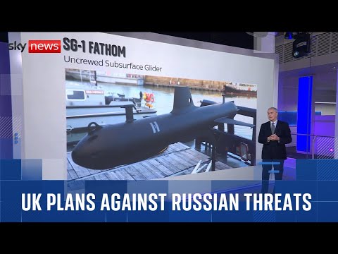 UK unveils undersea military technology to defend against Russian threats
