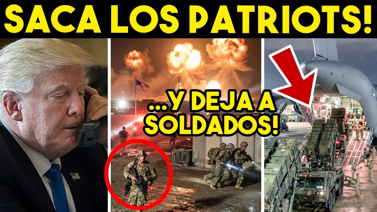 CAOS TOTAL! TRUMP HUYE, SALVA LO QUE PUEDE. SOLDADOS EEUU ABANDONADOS. IRAN VA POR TODO.