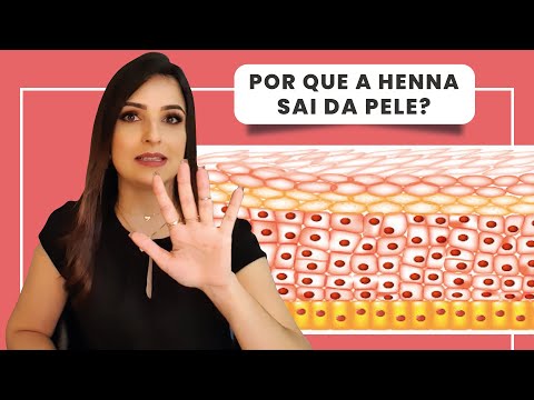 Por que a Henna sai da pele?