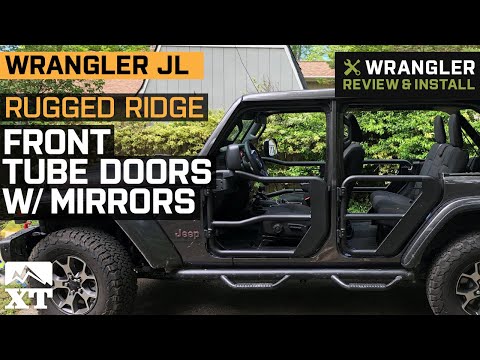 Jeep Wrangler JL Rugged Ridge Front Tube Doors w/ Mirrors Review & Install