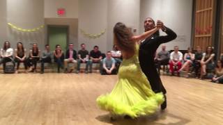 Darin and Natalia | Foxtrot | &quot;Tale as Old as Time&quot; | CU Ballroom Spring 2016