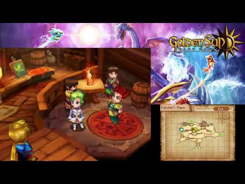 Golden Sun Dark Dawn - Part 2 - Patcher's Place & Psynergy Training Grounds (Nintendo DS)