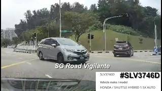 19aug2026 buangkok green phv #SLV3746D honda shuttle fail to conform to red light signal