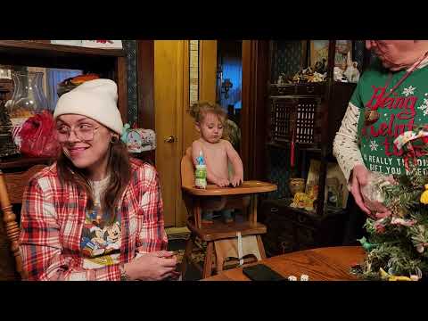 Owen sings about his spider, Christmas 2023