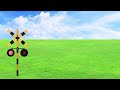 踏切アニメ ふみきりカンカンの日常 6074 Railroad Crossing Daily Life 6074