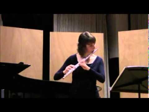 Francis Poulenc Sonata for Flute and Piano 2° movement