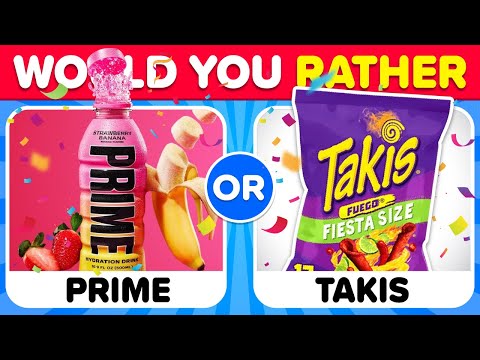 Would You Rather...? Junk Food And Drinks Edition 🍔🥤