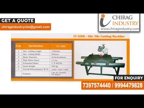 Marble Site Tile Cutting Machine