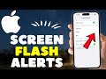How To Turn On Screen Flash Alerts On IPhone IOS 26