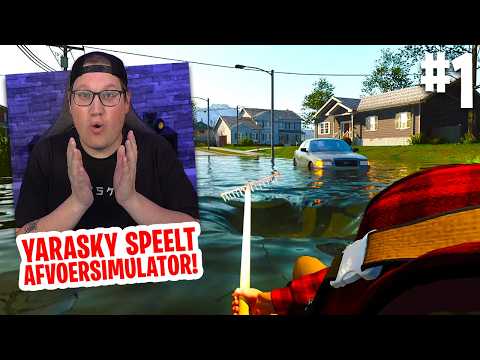 STRAAT ONDER WATER! // Drain Simulator #1 (Nederlands)