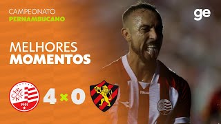 NÁUTICO 4 X 0 SPORT | MELHORES MOMENTOS | CAMPEONATO PERNAMBUCANO 2026 | ge.globo