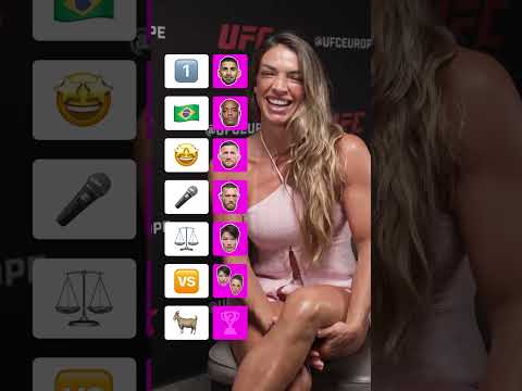 The Best with Mackenzie Dern 🐐 👀 #UFC321