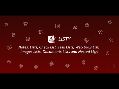 Listy - Notes, Lists and More video