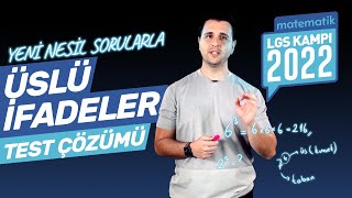 Üslü İfadeler Yeni Nesil Soru Çözümü (LGS Tarzı) 8. Sınıf Matematik LGS 2022 Kampı | Ozan Alper #2