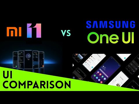 Xiaomi's MiUI vs Samsung's One UI animated representation by NALyzer Xiaomi Samsung oneui miui