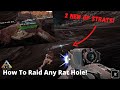 Ark How To Raid Any Rat Hole! 2 New Unknown Raid Strats! Works on Official!