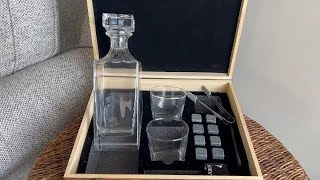 Elegant Whiskey Decanter Set Perfect Gift for Him!