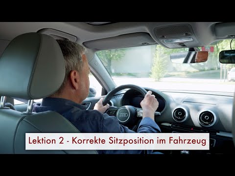 Lektion 2 - Die korrekte Sitzposition im Auto - DriveFit+