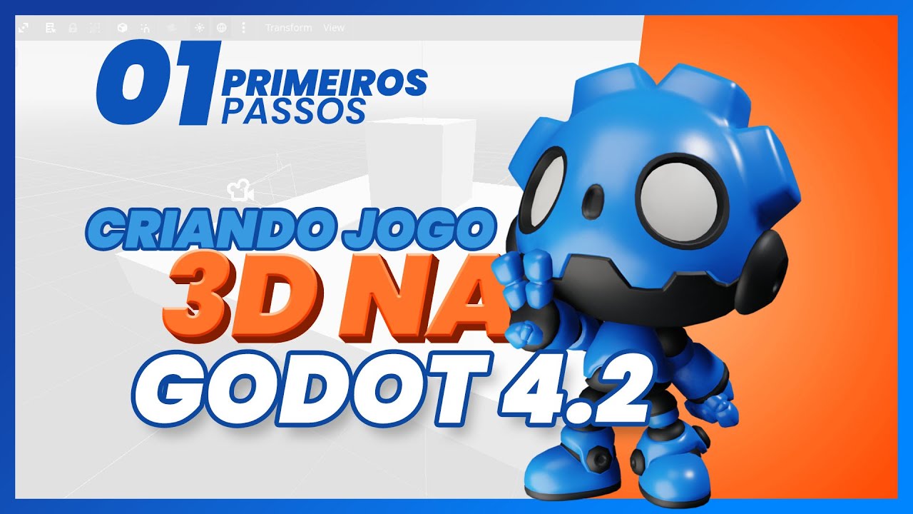 EP.01 - CRIE SEU JOGO 3D na Godot 4.2 | Primeiros passo, Viewport e Movimentação