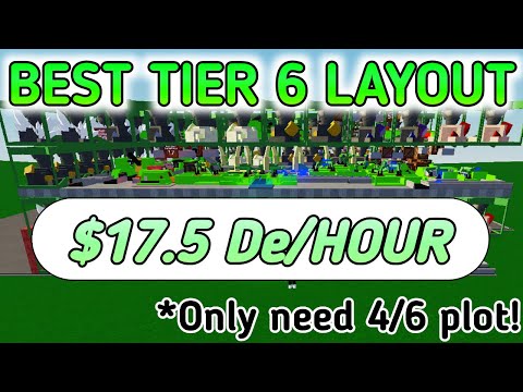 *NEW* BEST TIER 6 LAYOUT FACTORY SIMULATOR! - Roblox Factory Simulator