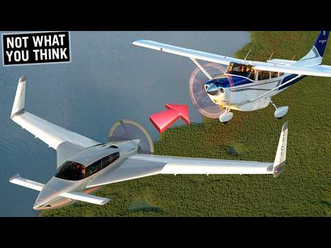 Why airplane propellers moved from BACK to FRONT