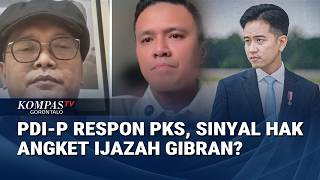 PDIP & PKS Beri Sinyal Hak Angket Soal Ijazah Gibran?, Ini Kata Guntur Romli & F