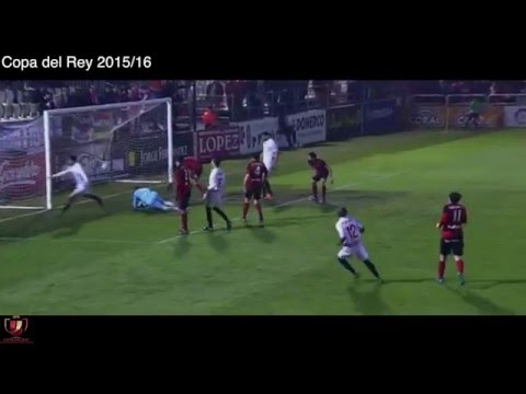 Mirandes 0 - 3 Sevilla, Goles y Resumen, Copa del Rey 2016