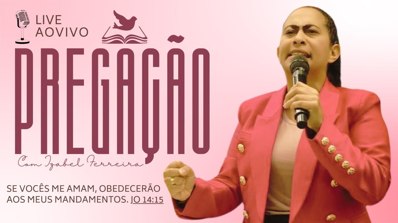 20/10/2024 - PREGAÇÃO COM  IZABEL FERREIRA | 1 CRONICAS 7:20