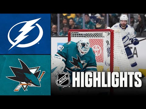 Lightning vs. Sharks | NHL Highlights | January 03, 2026