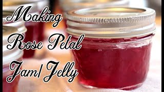 Making Rose Petal Jam/Jelly from Wild Roses