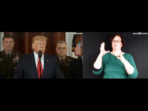 ICYMI: Trump addresses nation after Iran missile strike (ASL interpretation)