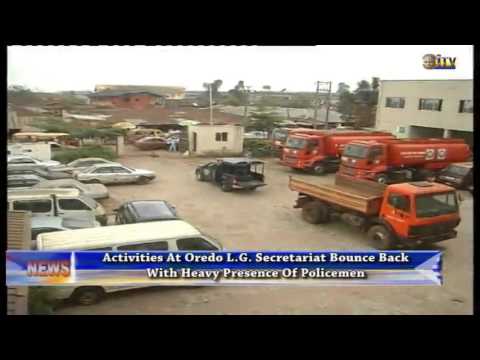 Activities at Oredo Secretariat bounce back with heavy presence of policemen