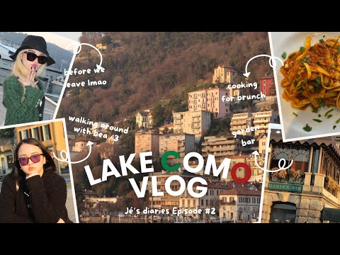 A dreamy day in Lake Como ☁️💋! || Jé’s Diaries