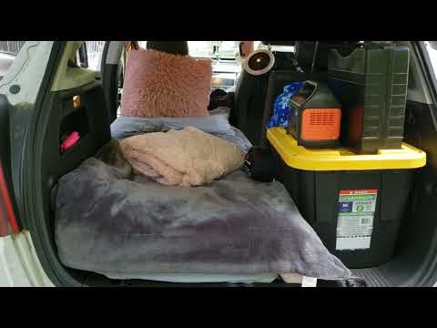 Car camp set up/Small SUV/Buick Encore