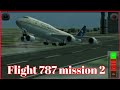 Playing Flight Game 787 Mission 2 Flight 787 Solo Mission B