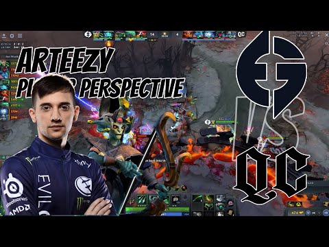 Arteezy [Medusa] PLAYER PERSPECTIVER | EG VS Quincy Crew | Tiebreaker #DPC #arteezy #medusa