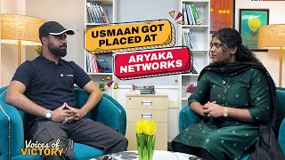 Usmaan placement story — Aryaka Networks