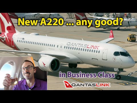 YouTube-miniature for Qantas Airbus A220-300