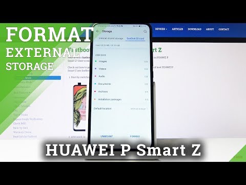 How to Format SD in HUAWEI P Smart Z – Repair Memory Card